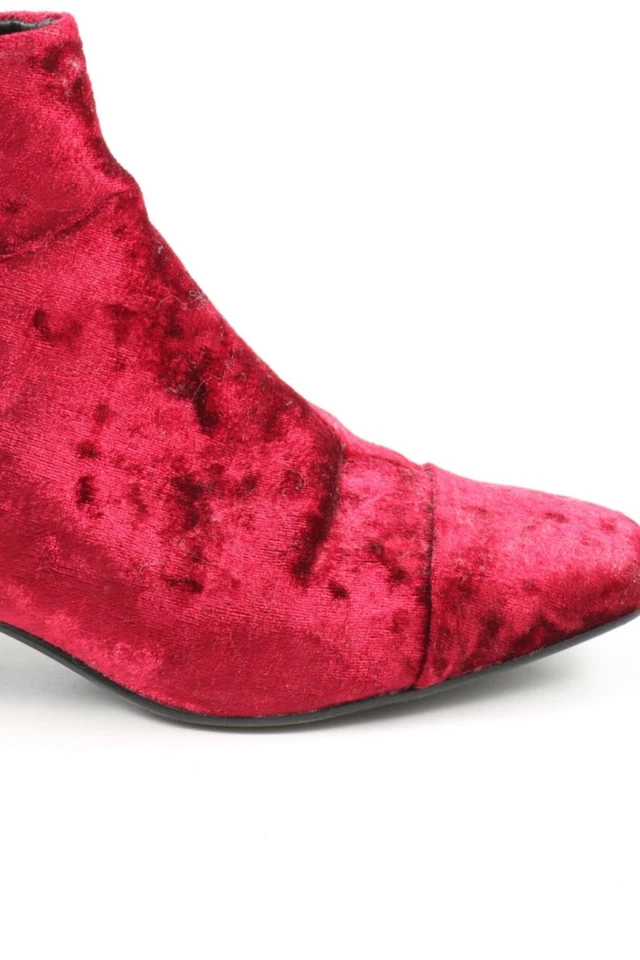 MANGO Botines Mujeres Botines Talla EU 36 rosa-rojo elegante - Imagen 3 de 4