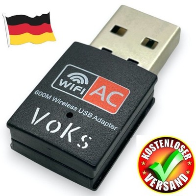 AC 600Mbps WLAN Stick Dual Band 2.4GHz / 5GHz WIFI Dongle USB Wireless Adapter