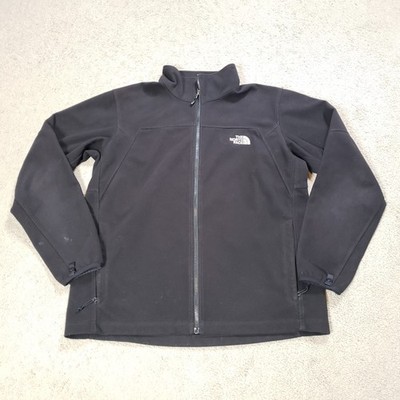 The North Face WindWall Softshell Jacket Mens L Black Apex Bionic Style Full Zip