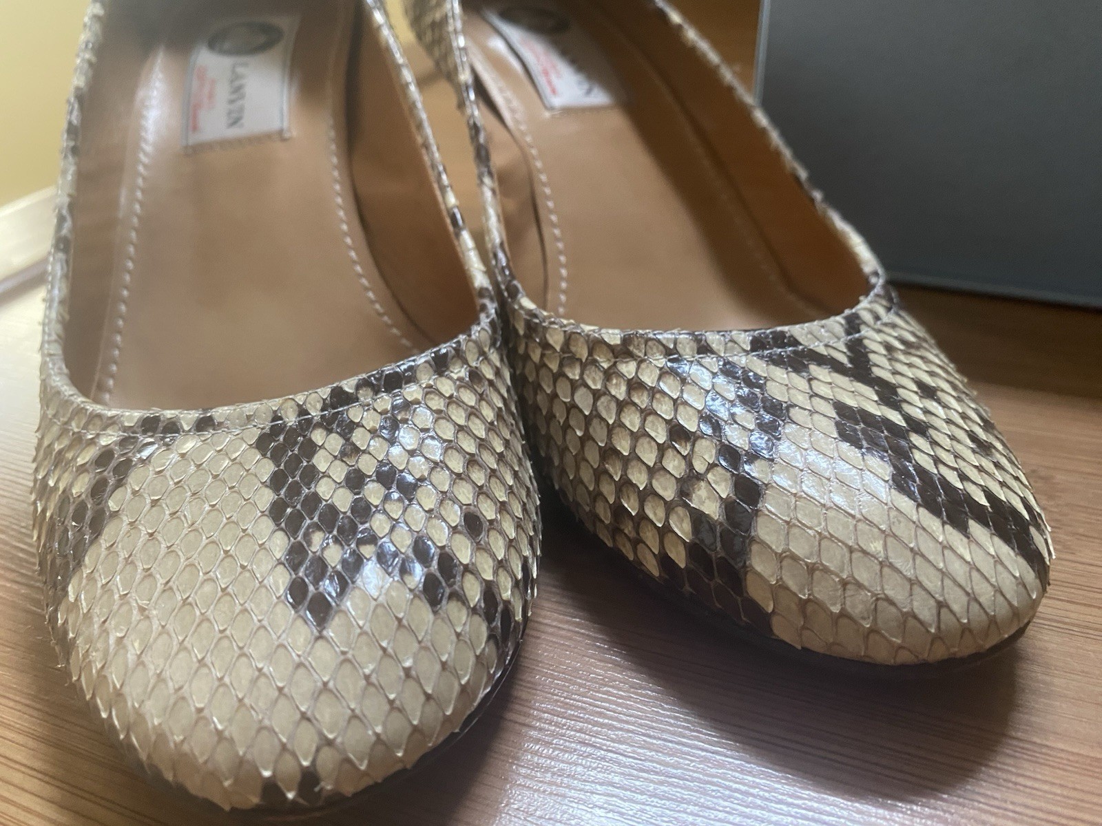 Lanvin Python Pump Size 37 - image 5