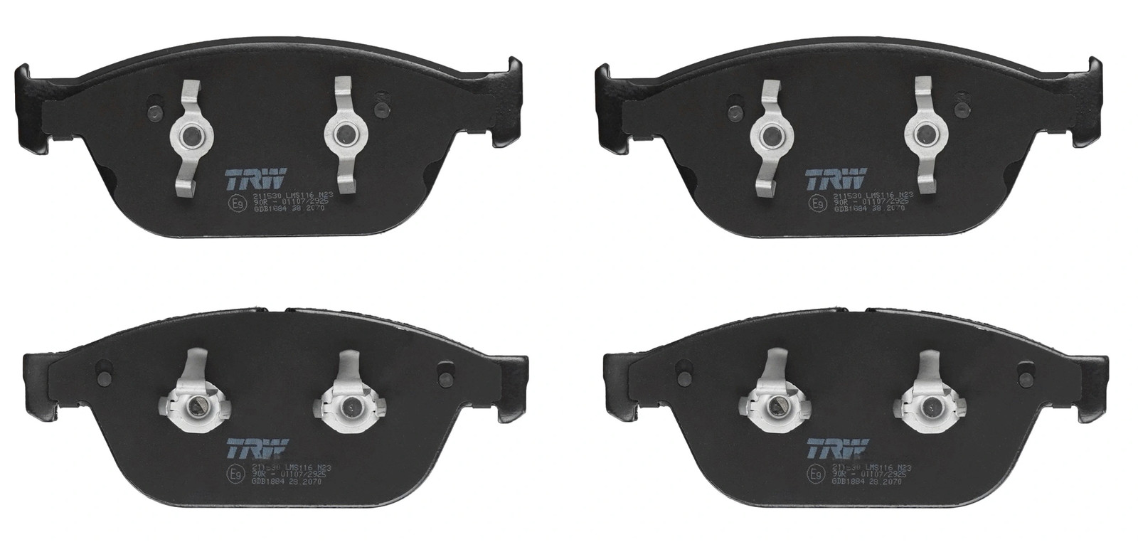 Plaquettes de frein TRW GDB1884 pour stopper les sifflements au freinage - 4