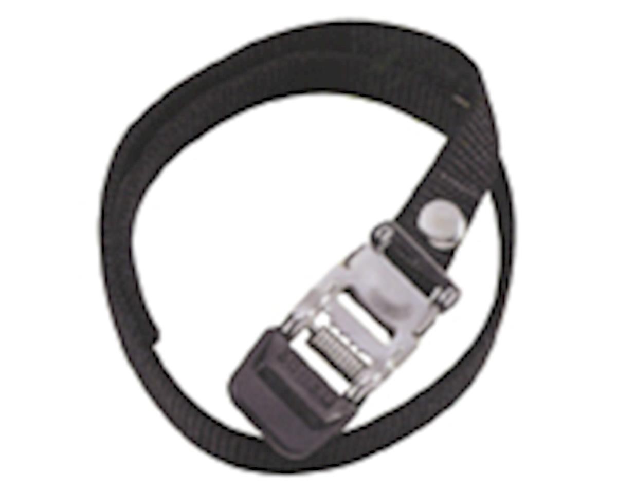 Wellgo Premium Toe Straps (Black) (Pair) [W-4]
