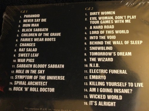 BLACK SABBATH/OZZY OSBOURNE CDs Ultimate Sabbath Collection & Essential OZZY new - Picture 6 of 9