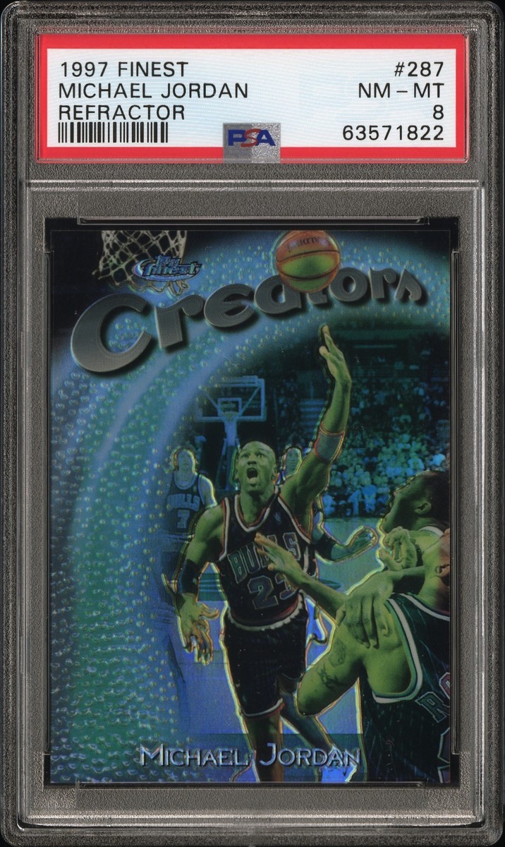 1997-98 Topps Finest - Uncommon - Silver Michael Jordan #287
