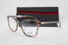 New Kliik Denmark 738 S401 Multi Pearl Pink Brown Authentic Eyeglasses 50-15