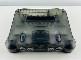 Nintendo 64 Console, Clear Black, Nintendo 64DD, with Box