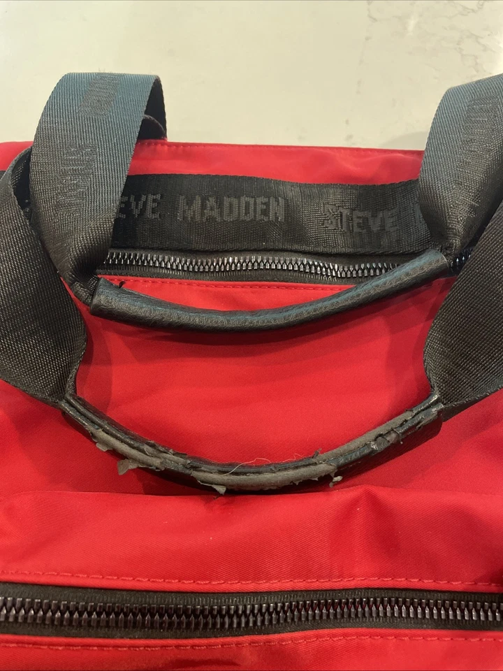 Steve Madden crossbody bag Red 16x16 Carry Handles And Crossbody Strap - Image 3 of 4