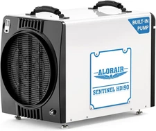 Alorair Sentinel HDi90 Duct-able 198Pint Basement Dehumidifier w/Pump 5yWarranty