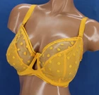 Curvy Kate Underwire Unlined Polka Dot Full Coverage Bra Size 30L  #H9162