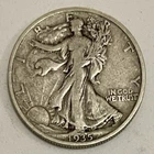 1935-S Walking Liberty Half Dollar 90% Silver Circulated