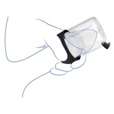 Mushroom Tip Penis Head Pump Cylinder Male Enlarger with Silicone Sleeve