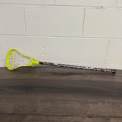 Lacrosse Mini Stick Neon Yellow Black 31.5  Plastic Youth Practice Stick