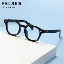 Men Women Anti Blue Light Square Eyeglasses Personality Clear Lens Glasses Frame