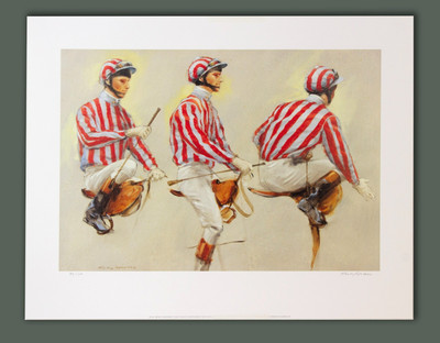 Pferderennen LTD ED - Henry KOEHLER - amerikanischer Reitkünstler Jockey Studie II
