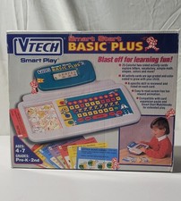 1990's Vtech Smart Start Basic Plus And Cards Ages 4 - 7 Pre K - 2nd Gr.