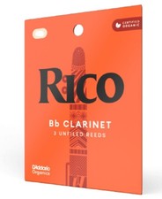 Rico 3 Pack Bb Clarinet Reeds Strength 2.5 RCA0325 Organic
