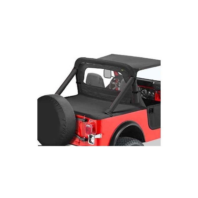 Duster bâche de protection benne Jeep Wrangler YJ résout les infiltrations eau poussière noir