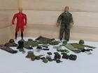 G. I Joe Action Figures  with Uniforms and Military Items Hasbro Accessories