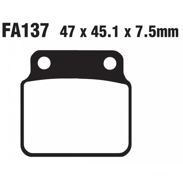 BremsbeläGe Hinten Standard EBC FüR Suzuki LT-Z 400 Quadsport Bj. 2003-2017-image