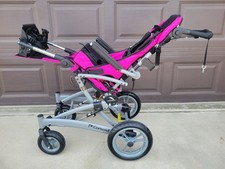 NEW - 3900- Convaid Rodeo 10 Tilt Recline Wheelchair Stroller Special Needs Pink