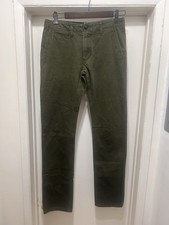 Ines De La Fressange Uniqlo Womens Green Dress Pants Size 4 29x32 Chino