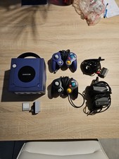 NINTENDO GAMECUBE VIOLETTE COMPLETE AVEC ACCESSOIRES 