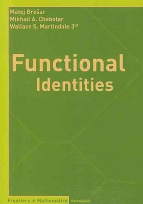 Functional Identities by Mikhail A. Chebotar (English) Paperback Book