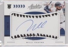 2020 Absolute Rookie Baseball Material Signatures Black Willi Castro Auto 1f20