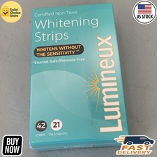 Lumineux Oral Essentials Teeth Whitening Strips 42 strips 21 treatment US STOCK