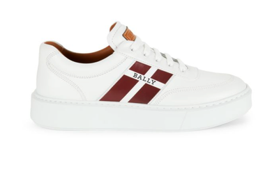 BALLY- Men's Leather Sneakers Optic White Coby Size US 13- NEW | eBay