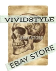 Human Skull Metal Poster Tin Sign Vintage Anatomy Poster