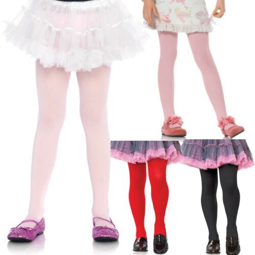 Paire de collants rayé noir et rose pour fille