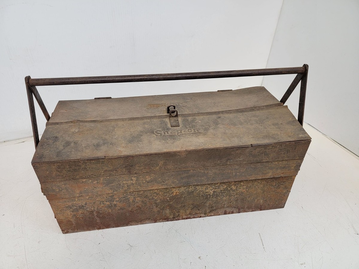 Vintage 1920s-1930s Snap-On Master Handikit Cantilever Toolbox
