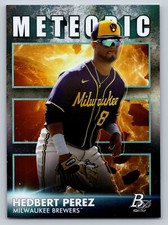 2021 Bowman Platinum #MET-1 Hedbert Perez Meteoric