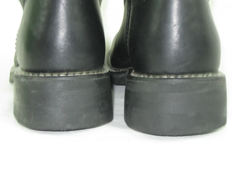 Mason Western Biker Motorcycle Cowboy Boots Black Size 8E2 753 S11 GUC! - Image 4 of 4