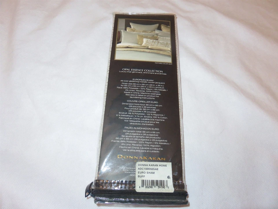 1 Donna Karan Opal Essence Euro Sham $190 Foto 4 de 4