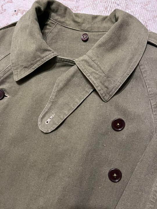 French Army M-38 Motorcycle Coat Size M Made in 1930's