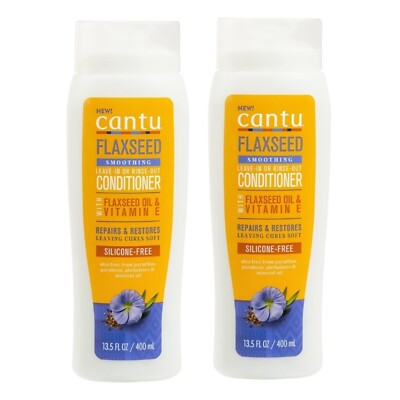 2x CANTU Leinsamen Sulfatfrei Beruhigender Conditioner 400ml