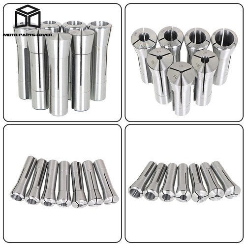 7 pcs Fractional R8 Collet Set 1/8"-7/8" High Precision For Bridgeport