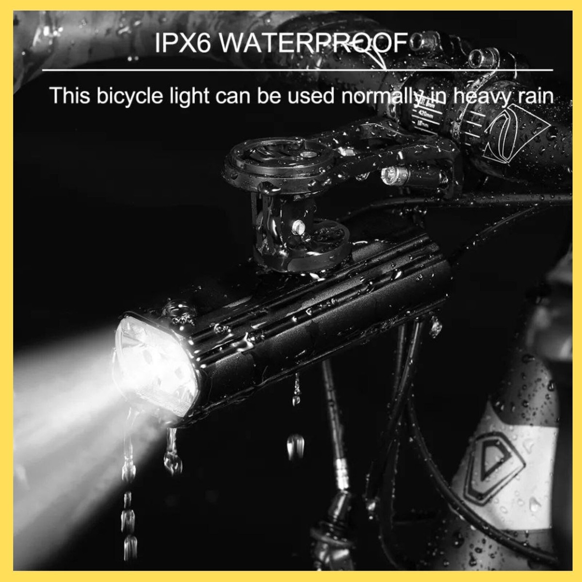 Luce Per Bicicletta A LED Super Luminosa, Faro Ricaricabile Tramite Usb
