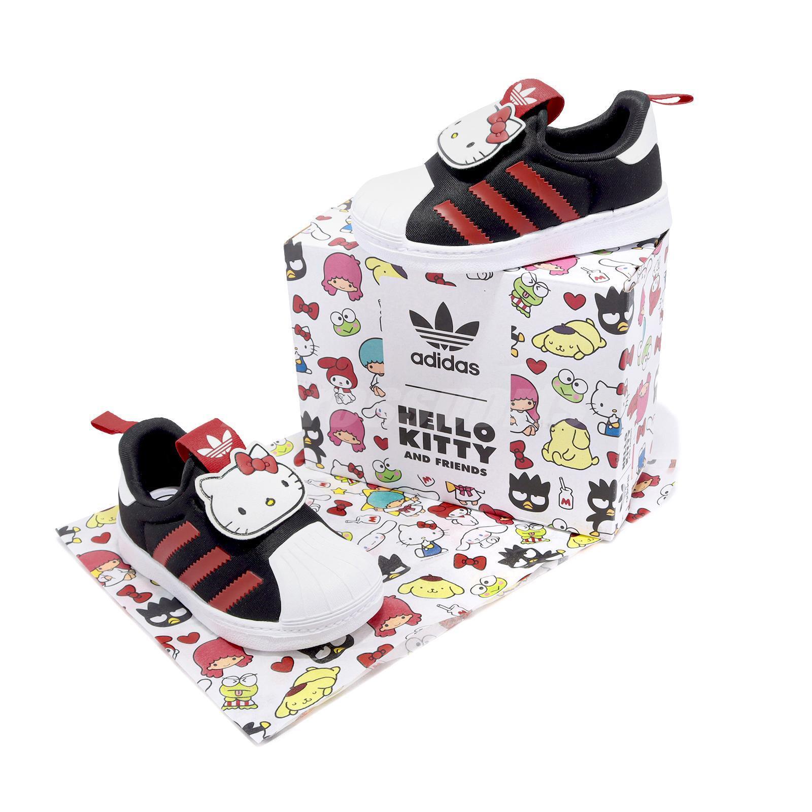 adidas Originals Superstar 360 I Hello Kitty Black Toddler Infant Casual  HQ4091