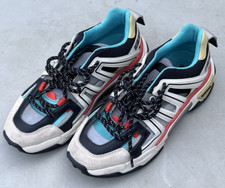 Diesel S-Kipper Low Trek Low Cut Sneakers Shoes White Black Red Y02052 Size 10