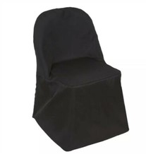 16 FOLDING Round Polyester CHAIR COVERS Wedding Party Banquet Event Decorations