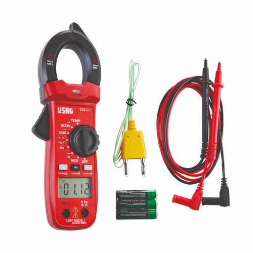 Pinza amperometrica con multimetro digitale TRUE RMS - USAG 076 MC - Picture 1 of 7