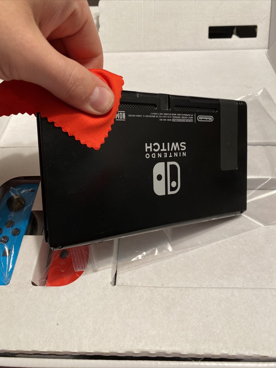 Nintendo Switch Red Blue Console Original Box V1 Low Serial