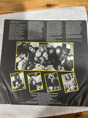 Metallica Master of Puppets Vinyl Record Elektra E1 60439 1st