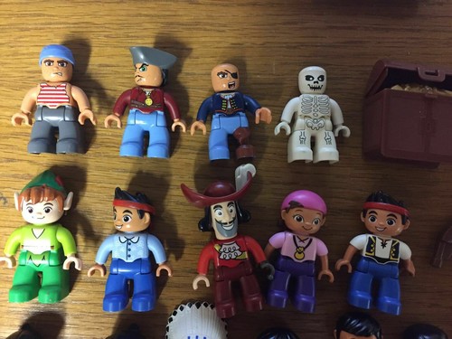 lego duplo disney pirate carribean indian caveman kids treasure peter pan figure - Picture 2 of 26