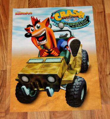 Crash Bandicoot The Wrath of Cortex / Diablo II Poster 55x42cm