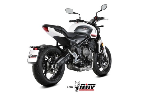 MIVV SCARICO COMPLETO RCN X-M5 NERO C TRIUMPH TRIDENT 660 2023 23 2024 24 - Foto 3 di 5