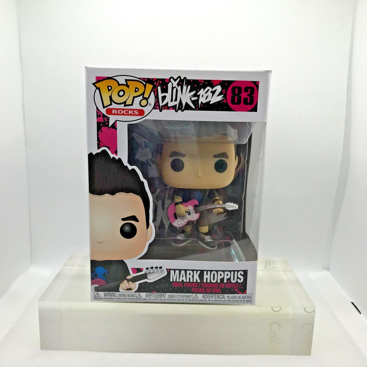 Pop! Rocks:Blink-182 Mark Hoppus #83 Vinyl Figure by Funko DAMAGED